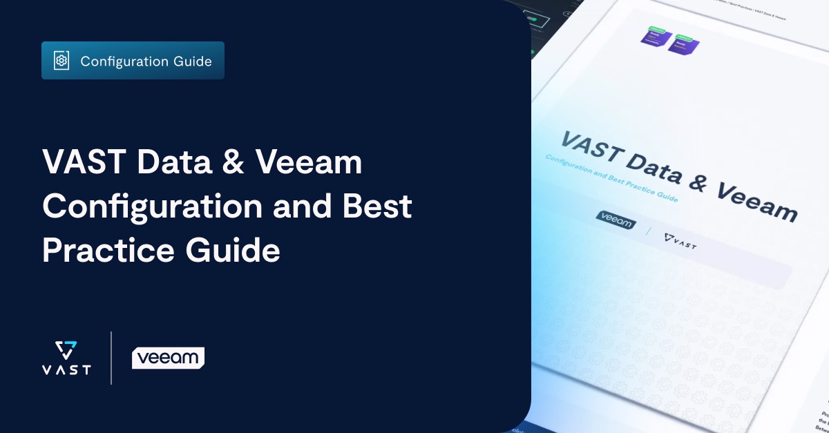 VAST Data & Veeam Configuration and Best Practice Guide | VAST Data