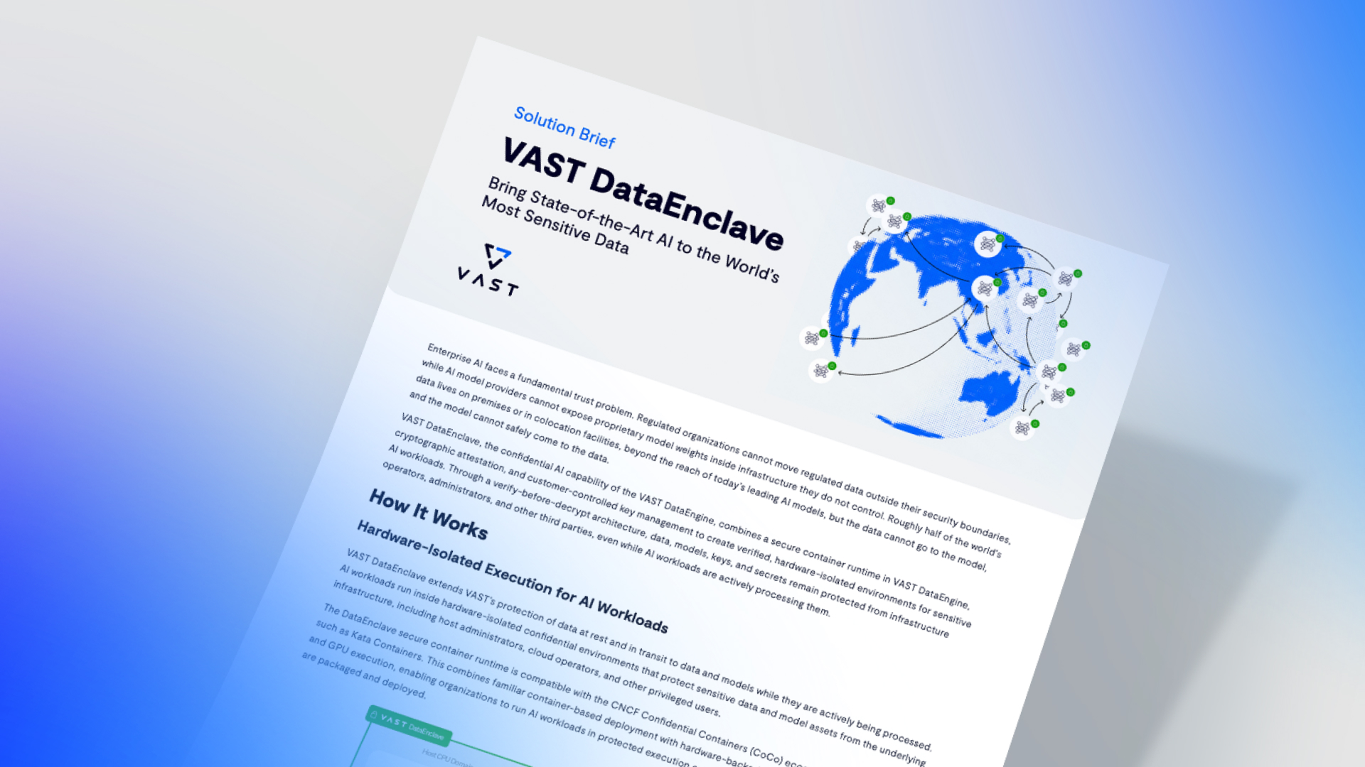 VAST DataEnclave - VAST DataEnclave Confidential AI Solution Brief