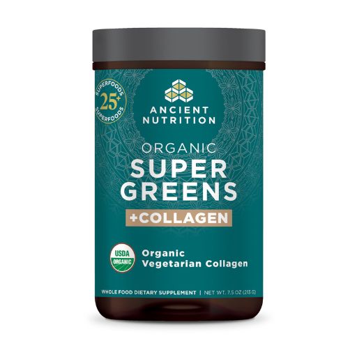 Organic SuperGreens + Collagen | Powder (25 Servings)