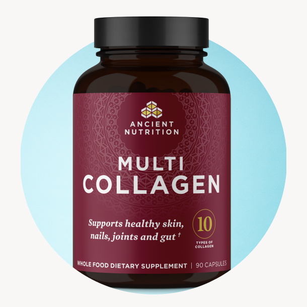 bottle of multi collagen capsules