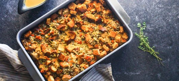 Thanksgiving side dish superfood stuffing