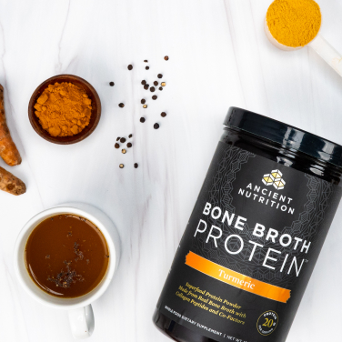 Bone broth protein turmeric 