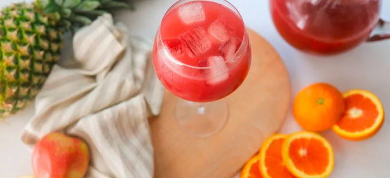Homemade Hawaiian punch  