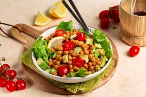 Mediterranean protein salad