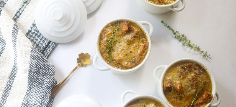 White French Onion Soup Bowl - Whisk