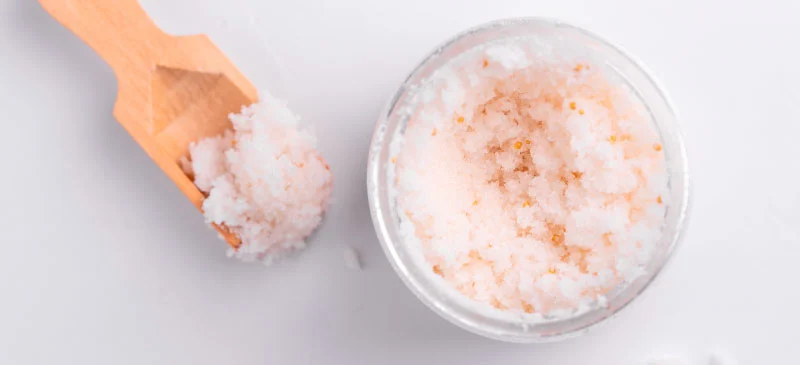 DIY lavender lip scrub