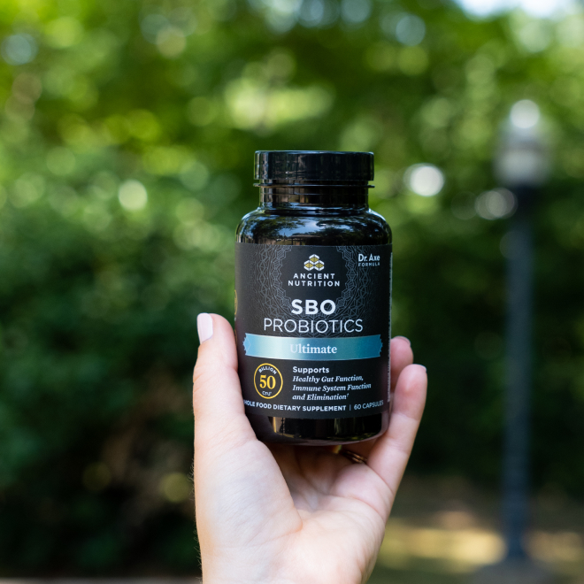 bottle of SBO Probiotics Ultimate