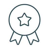 Ribbon with a star