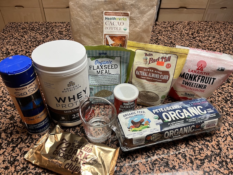 Protein mug cake ingredients