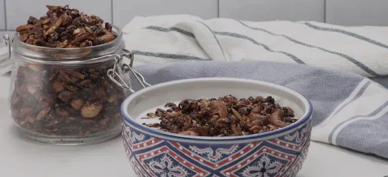 Chocolate keto granola