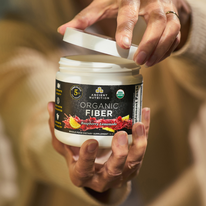 Organic Fiber | Powder Raspberry Lemonade Flavor (30 Servings)