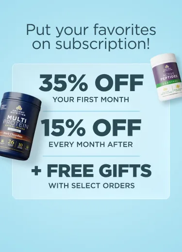 Out your favorites on subscription! + free gifts on select orders