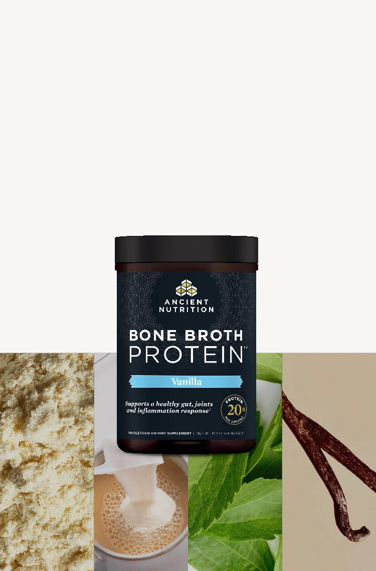 Bone Broth Protein Powder Vanilla bottle 