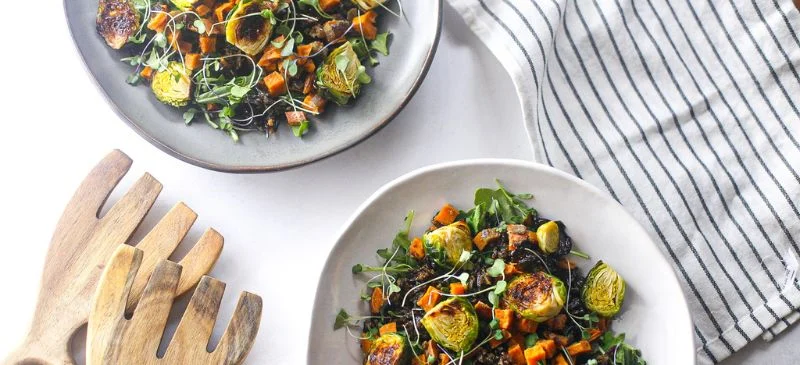Winter sweet potato bowl