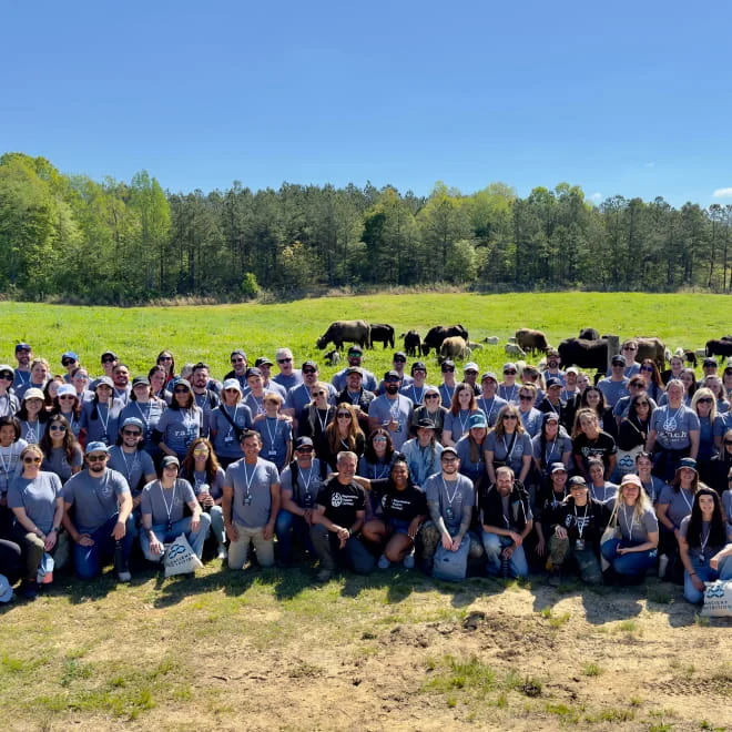group photo of Ancient Nutrition team