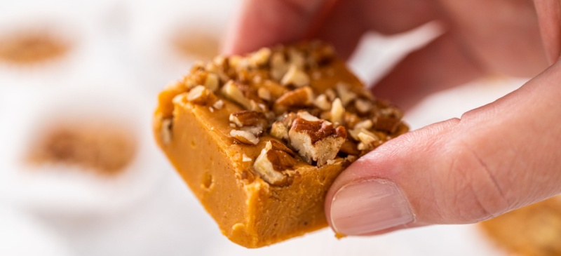 Pumpkin spice collagen fudge