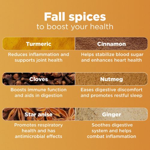 fall spices to boost your health