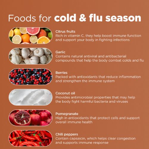foods for cold and flue season