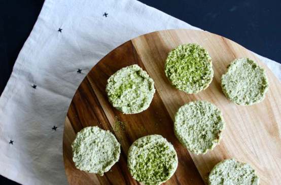 No-bake matcha cookies