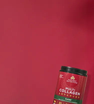 multi collagen advanced lean powder going into a cup of coffee