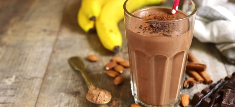 Chocolate morning protein shake