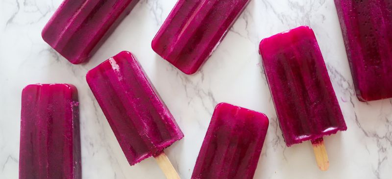 Healthy homemade popsicles