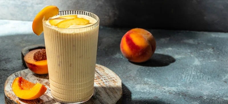 Peach smoothie