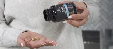 Woman with SBO Probiotics