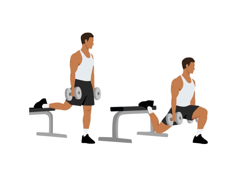 Bulgarian split squat