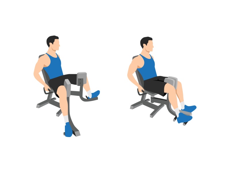 Hip adduction machine