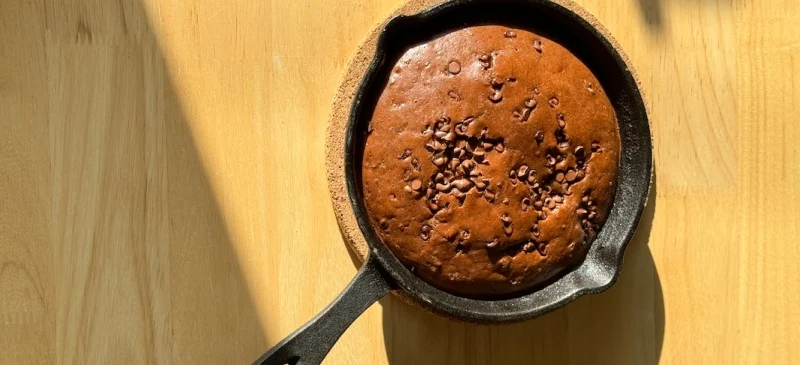 Skillet brownie
