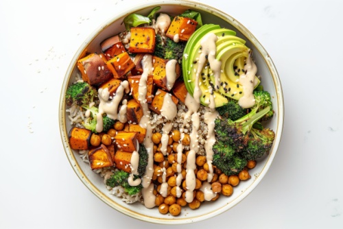 Chickpea protein bowl