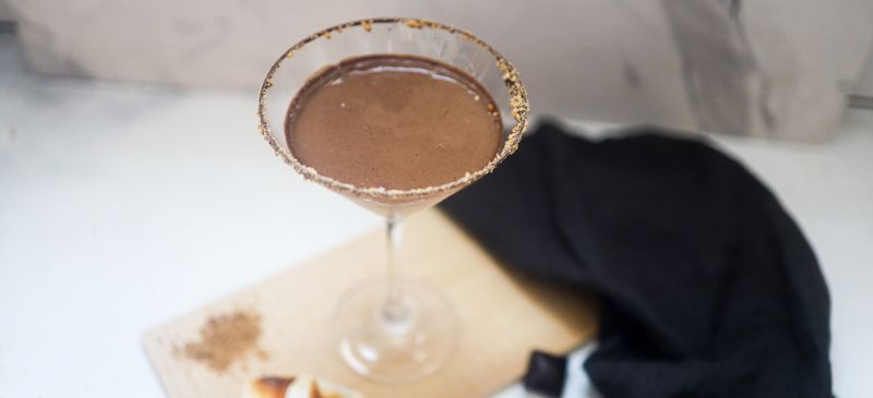 S’mores Christmas mocktail 