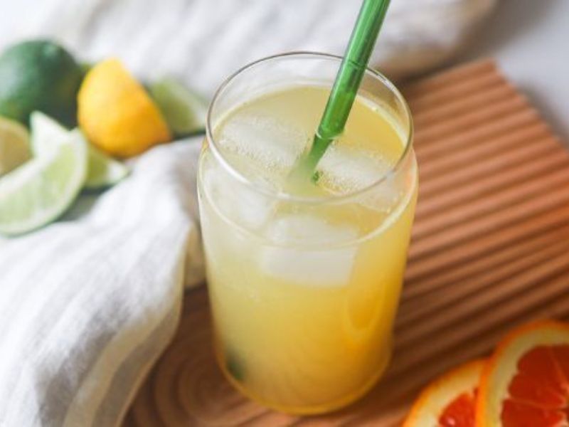 Homemade Citrus-Flavored Electrolyte Drink
