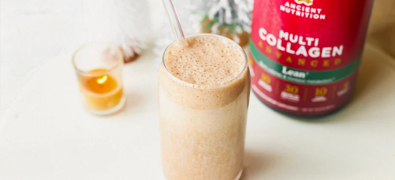 Eggnog protein shake