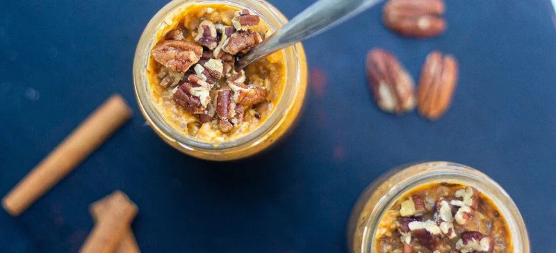 Pumpkin overnight oats