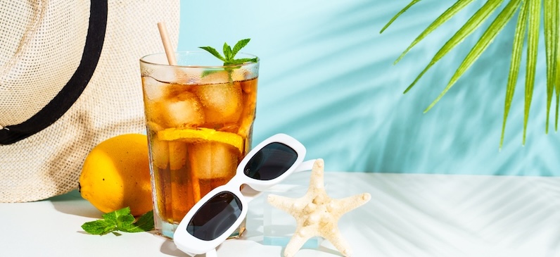 Lemon iced tea