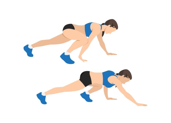 Bear crawl exercise