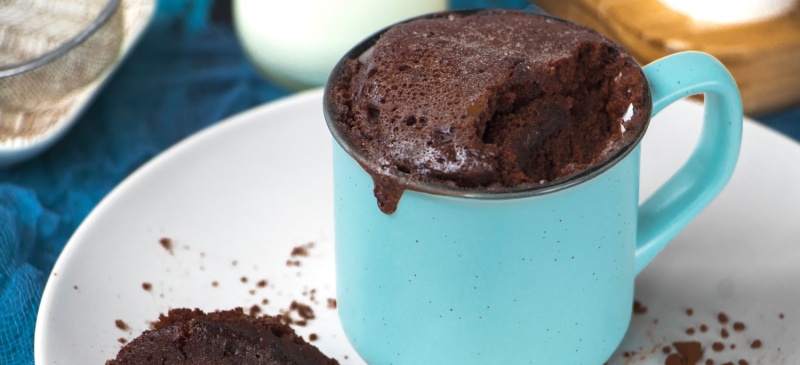 Chocolate protein mug cake