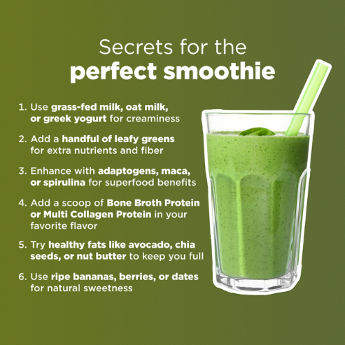 secrets for the perfect smoothie