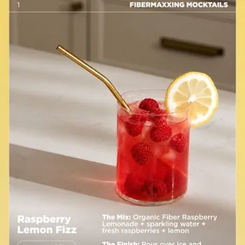 fibermaxxing mocktails