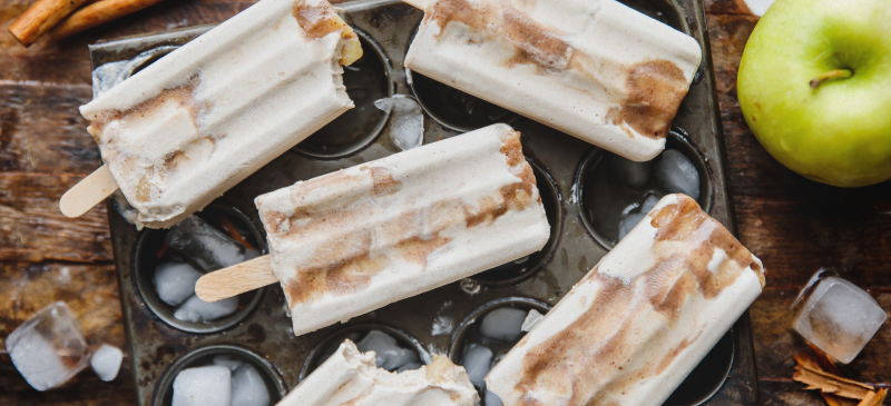 Frozen apple pie bars