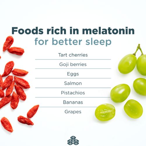 Foods rich in melatonin for better sleep