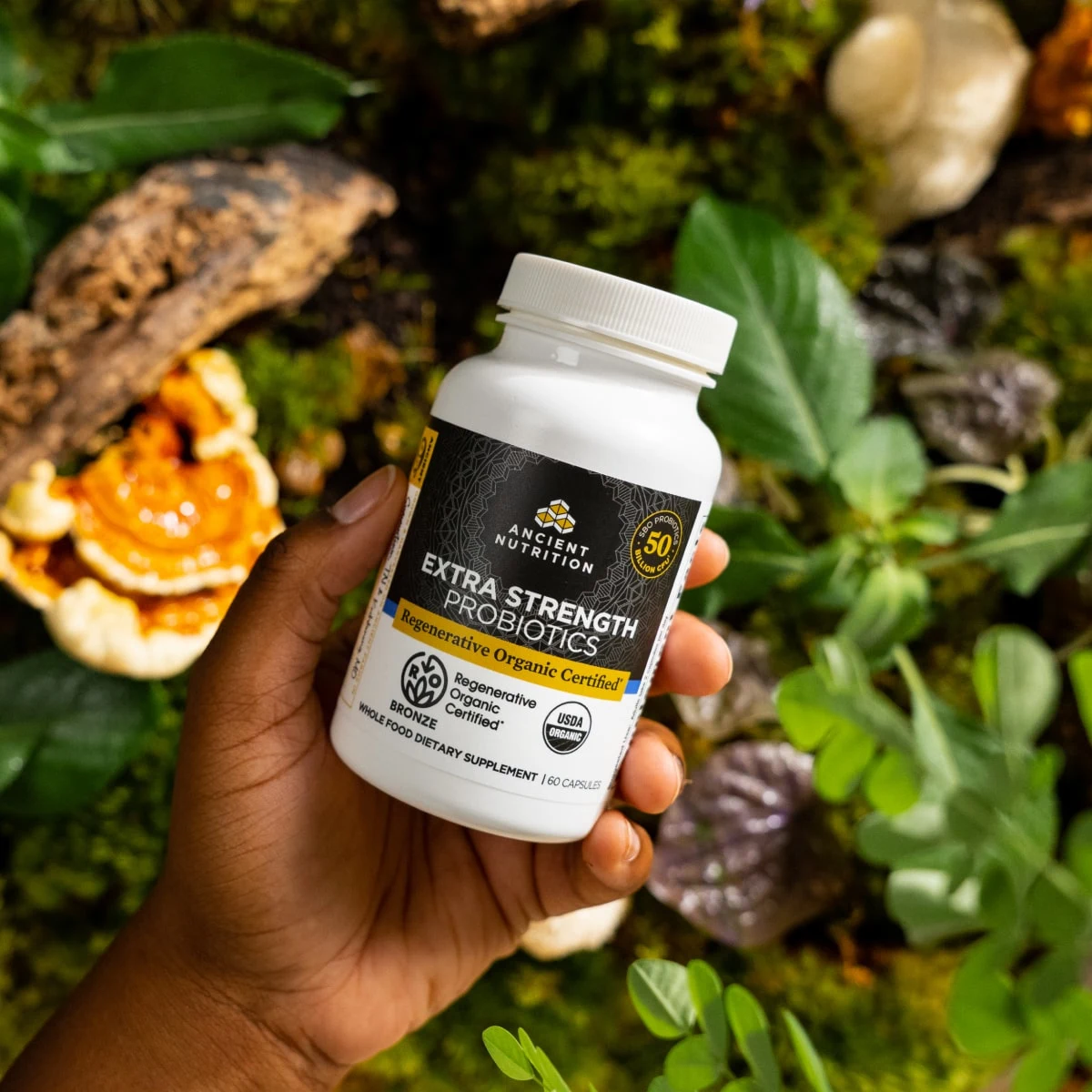 bottle of ROC Extra Strength Probiotics 