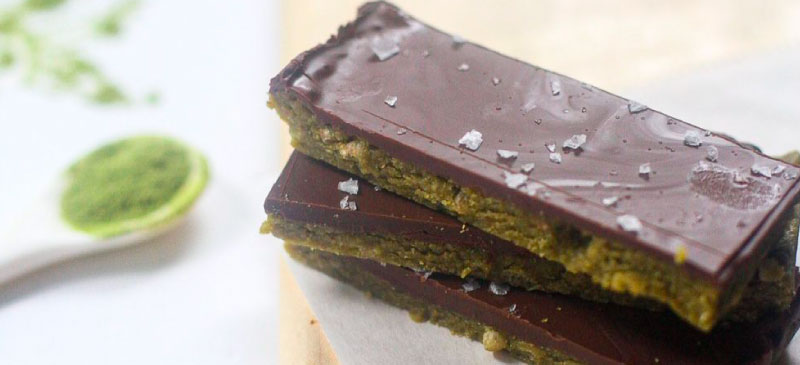 Matcha protein bars