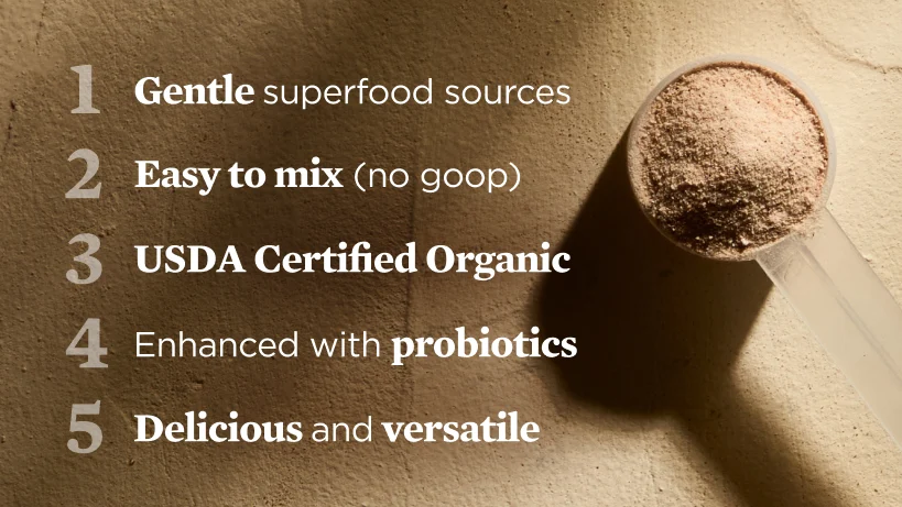  5 reasons this isn’t the fiber you saw in the pantry as a kid: 