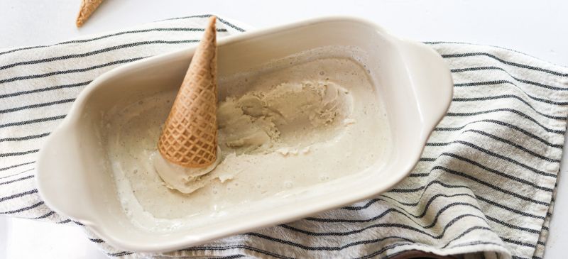 Vanilla bean ice cream