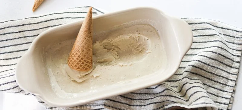 Vanilla bean ice cream
