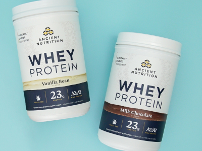 Whey Protein Powder bottles