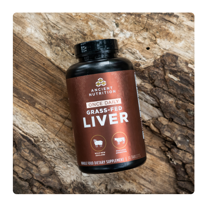 Liver once daily capsules bottle